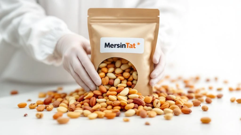 MersinTat günlük taze kuruyemiş paketleme aşaması