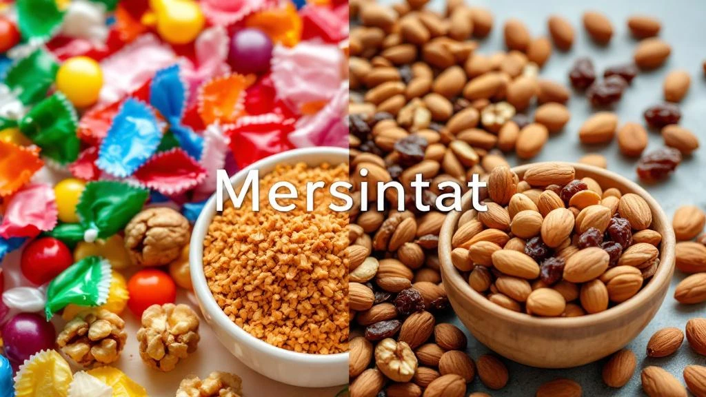 Çocuklar için şekerli atıştırmalıklara doğal kuruyemiş alternatifi Mersintat