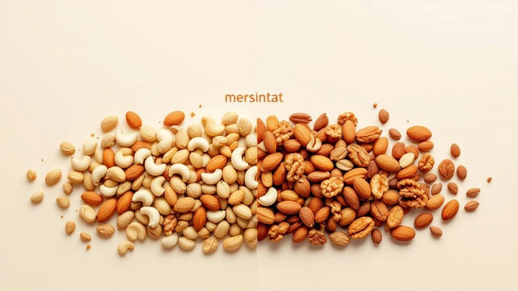 Mersintat kuruyemiş vitamin ve mineral karşılaştırması