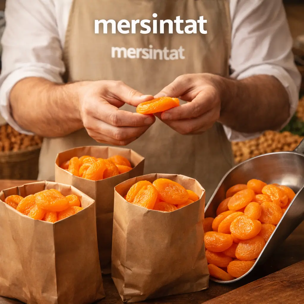 Mersintat kuru kayısı hijyenik paketleme süreci