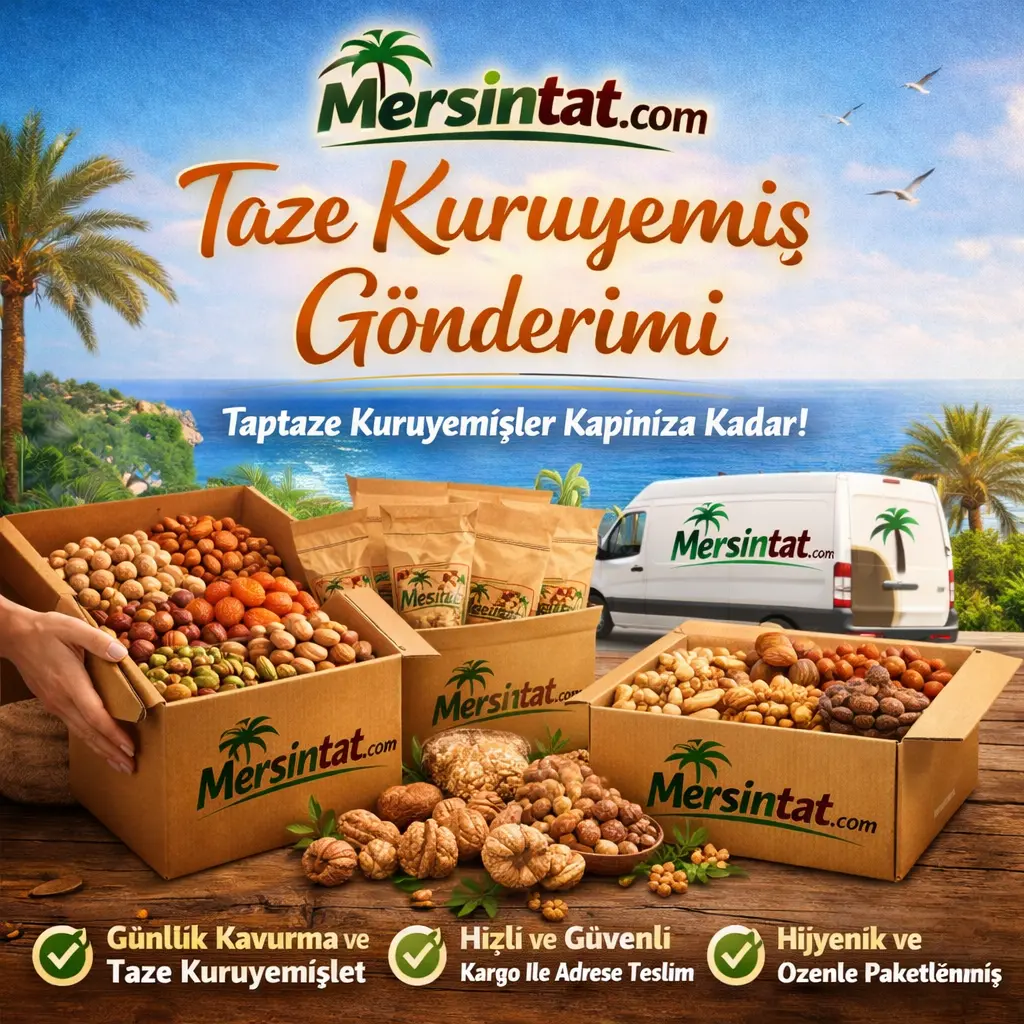Kuruyemişlerin gönderim öncesi paketlenmesi