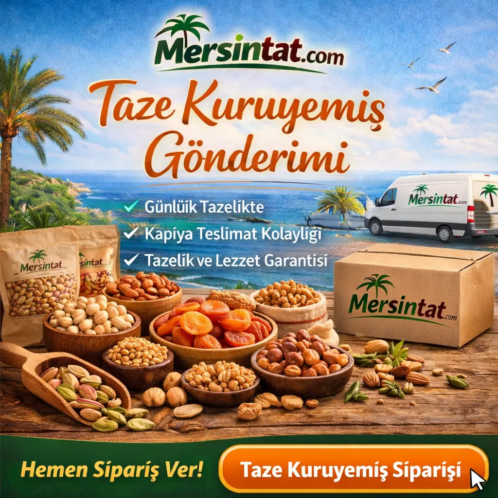 Mersintat adrese teslim taze kuruyemiş siparişi