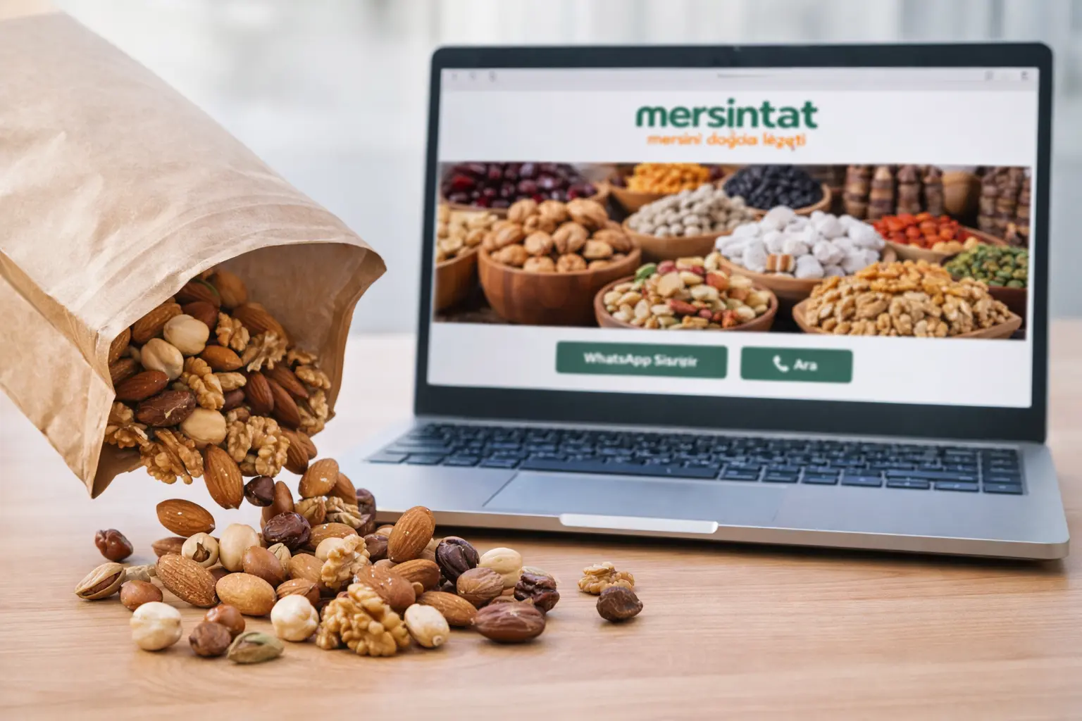 MERSİNTAT online kuruyemiş siparişi için hazırlanan görsel