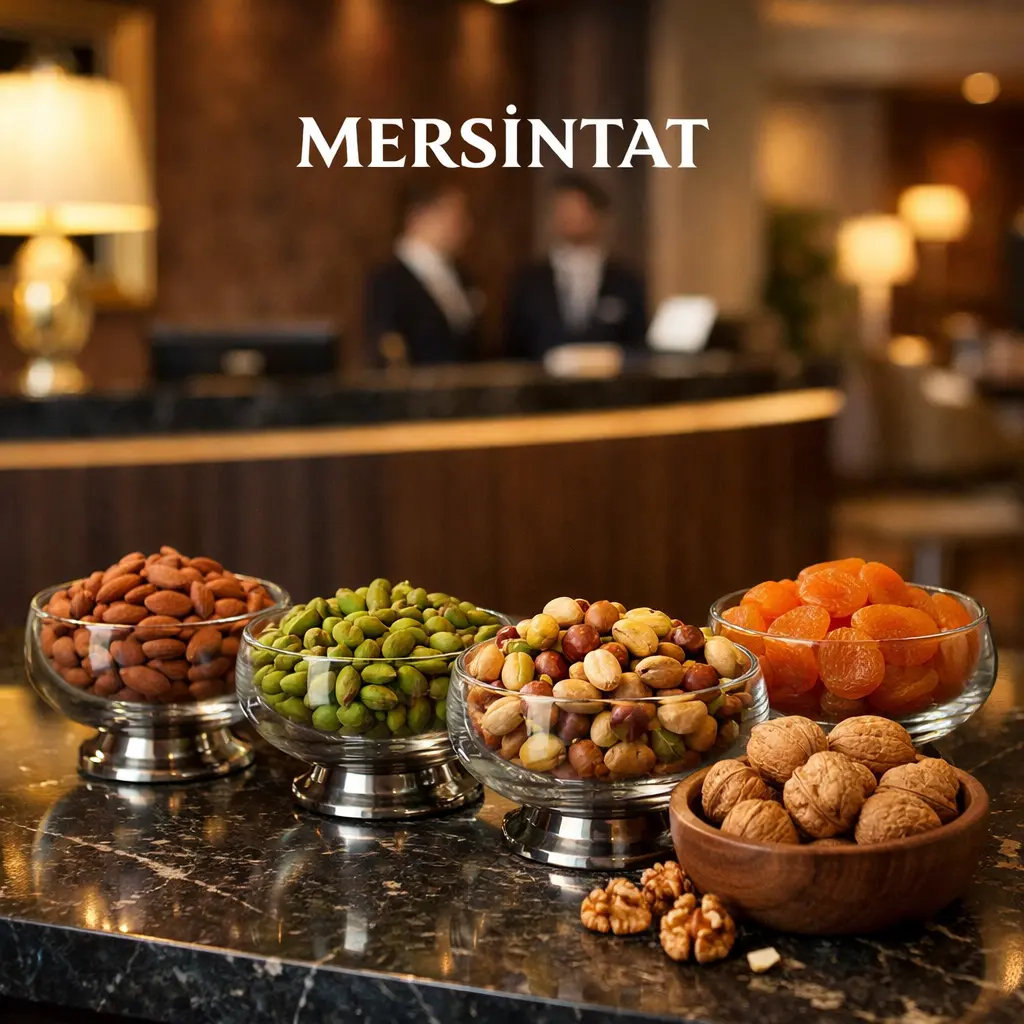 otel lobi kuruyemiş ikram mersintat