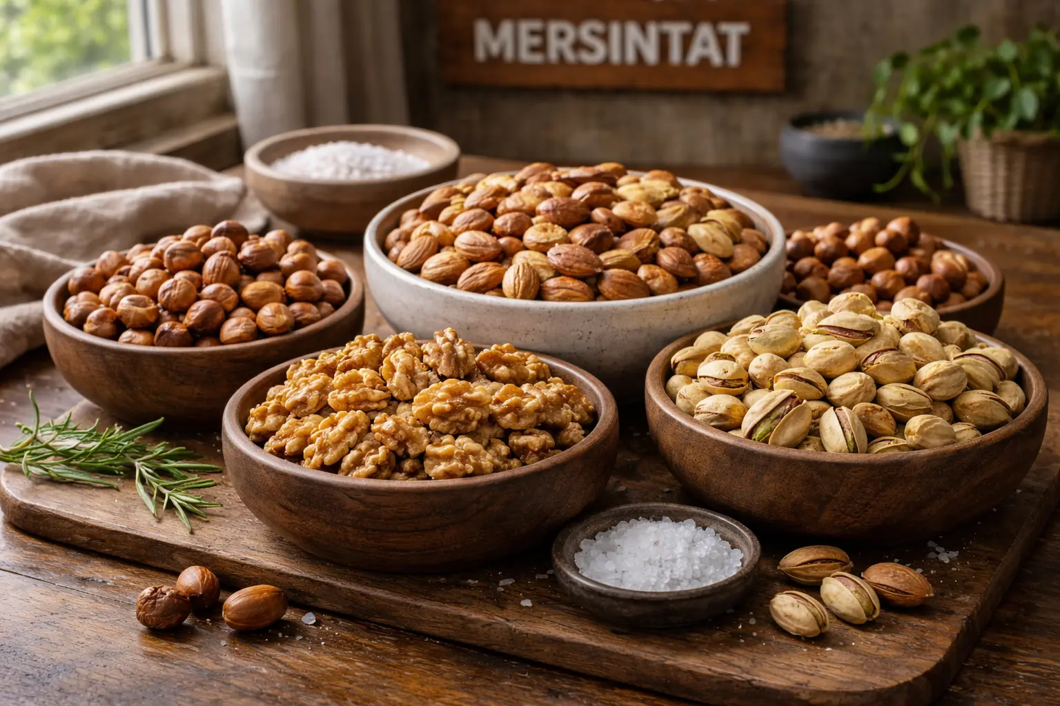 karışık kuruyemiş sunumu mersintat