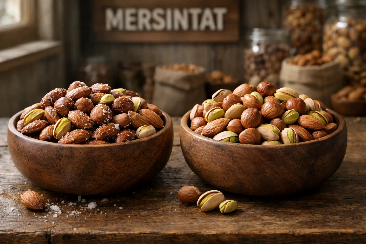 tuzlu ve tuzsuz kuruyemiş karşılaştırması mersintat