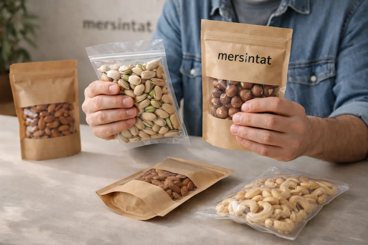 Kuruyemiş paketleme kalite kontrol süreci