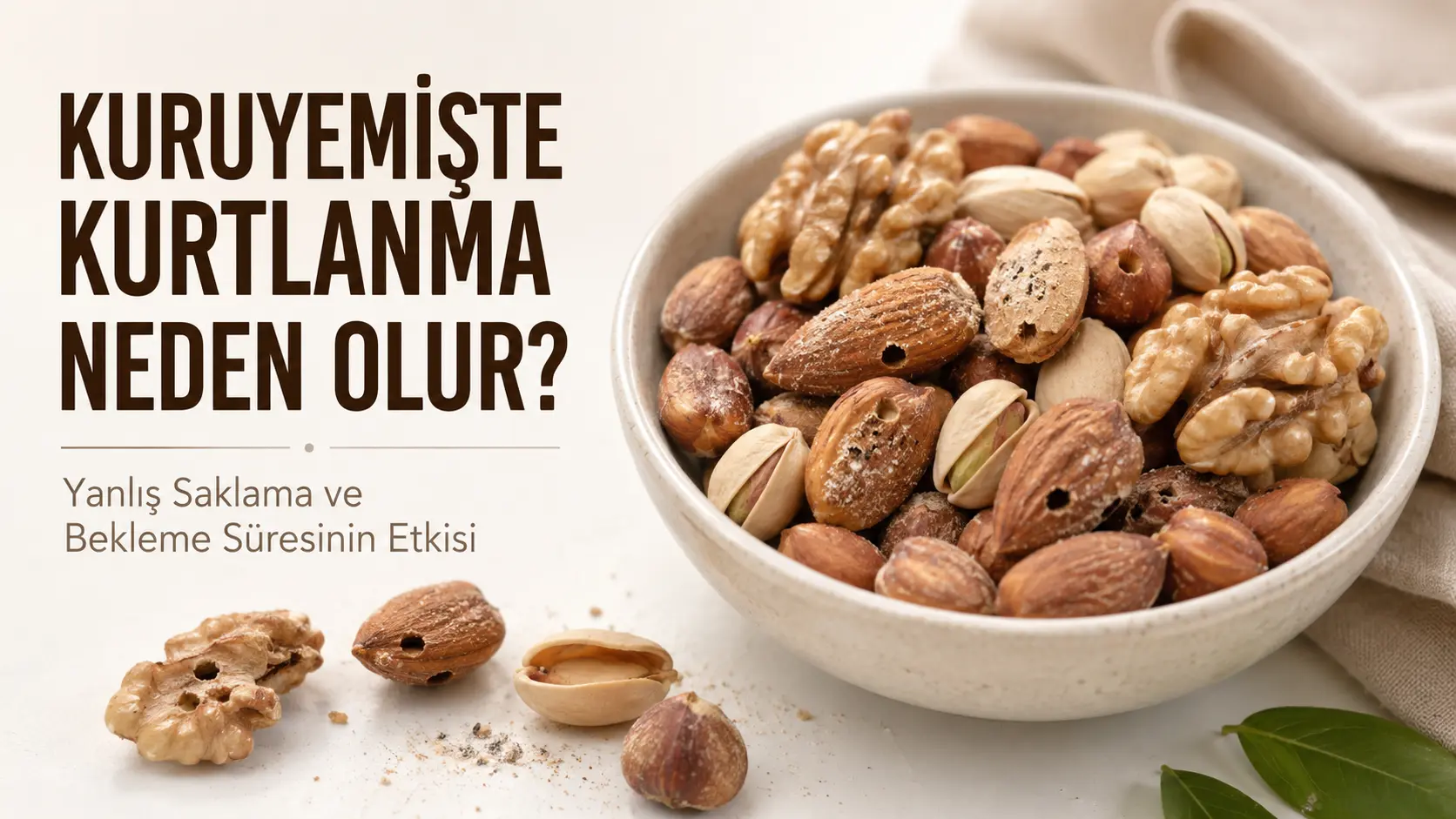 Kuruyemişte kurtlanma neden olur