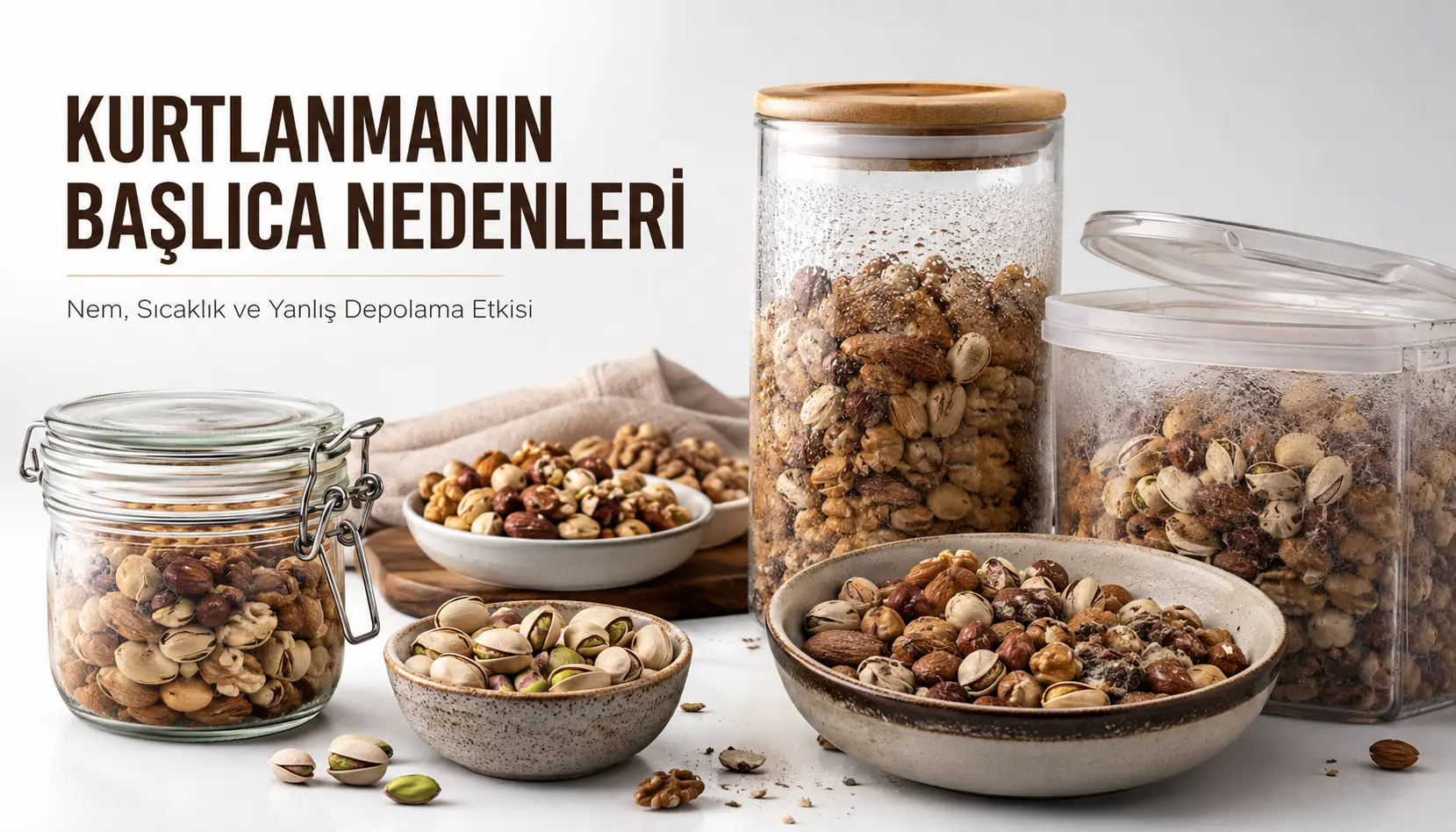 Kuruyemişte kurtlanma sebepleri