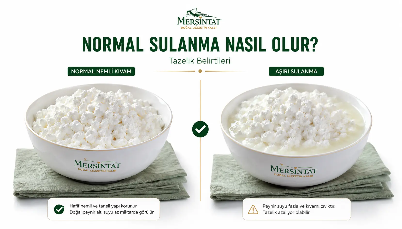 Normal lor peyniri sulanması