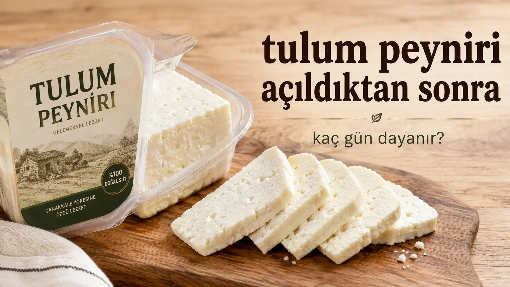 Tulum peyniri açıldıktan sonra kaç gün dayanır