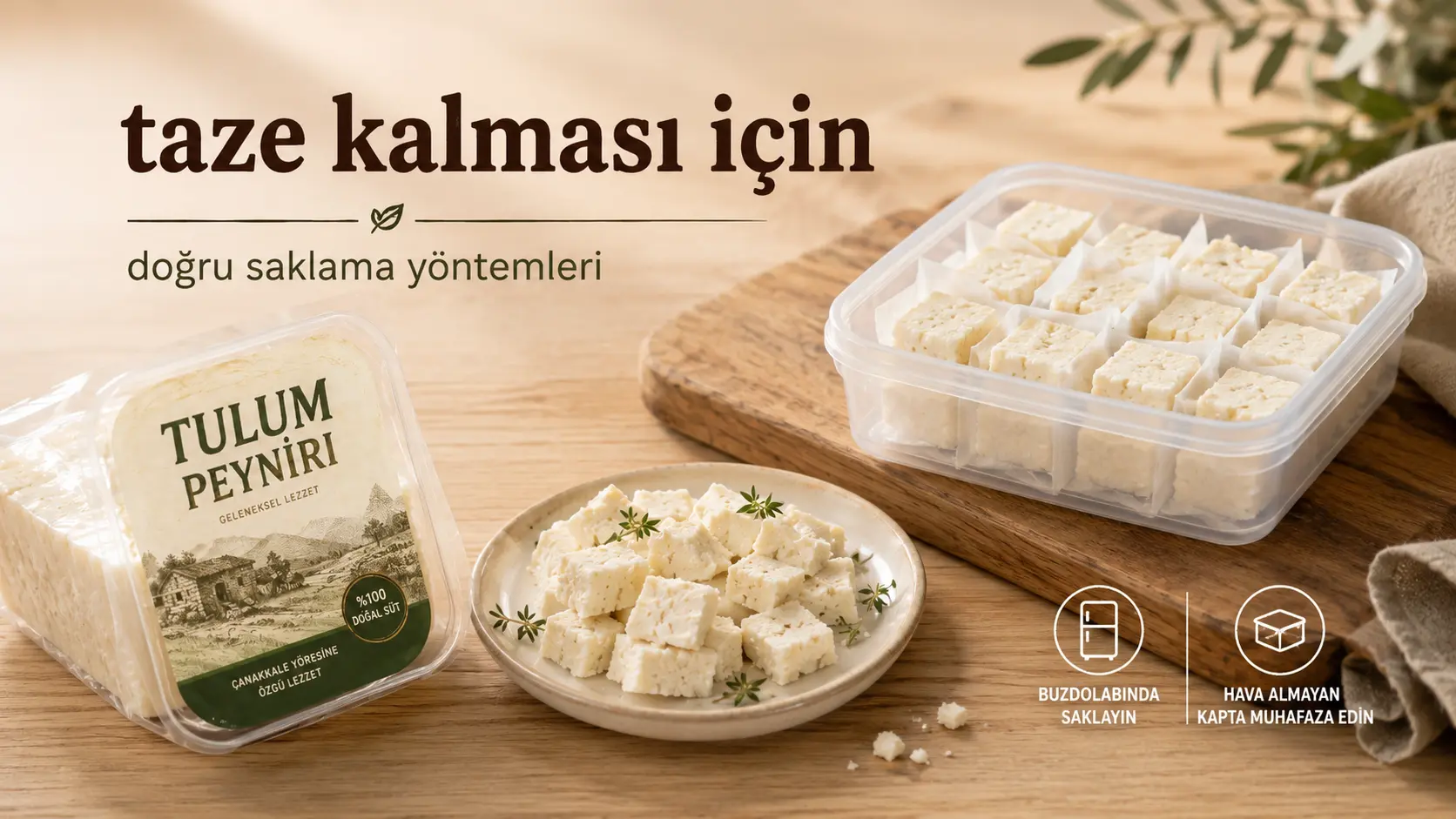 Tulum peynirini taze tutma yöntemleri