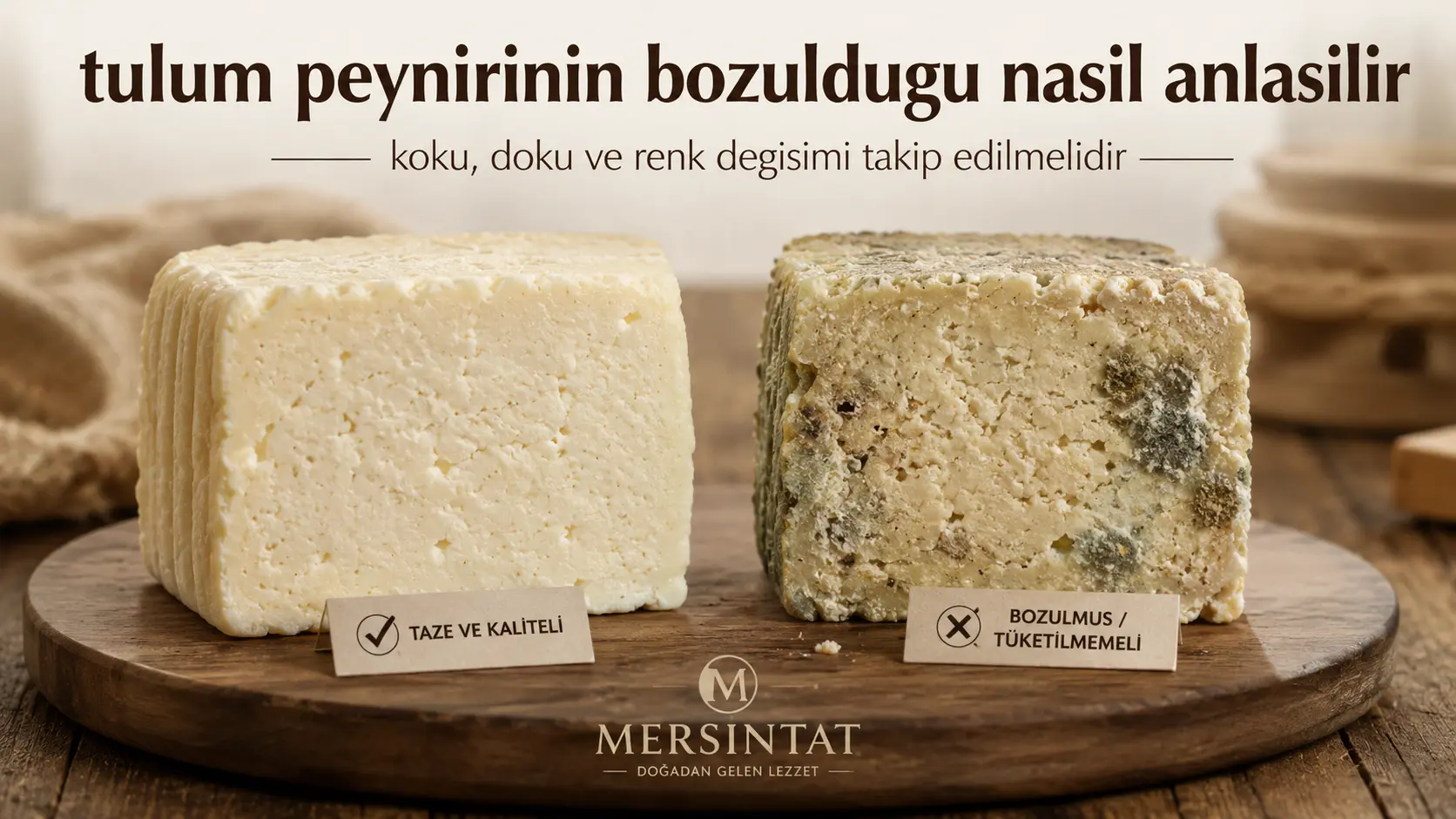 Peynirin bozulduğu nasıl anlaşılır