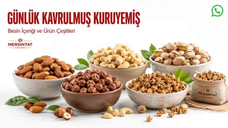 Günlük Kavrulmuş Kuruyemiş Nedir? Besin Değeri ve Tüketim Rehberi