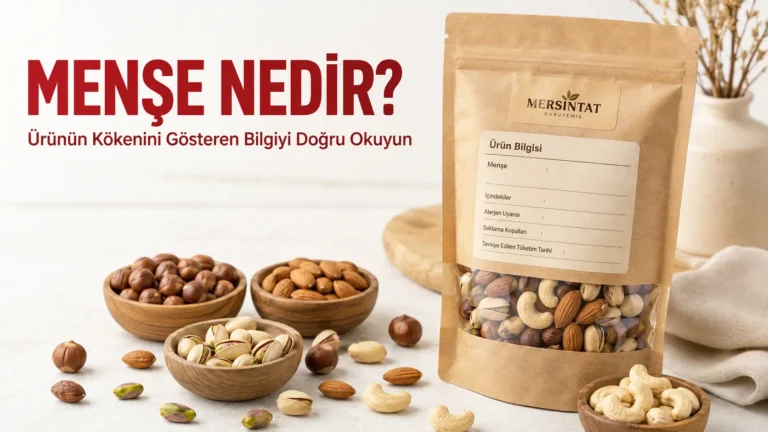 Kuruyemişte Menşe ile Paketleme Yeri Arasındaki Fark Nedir?